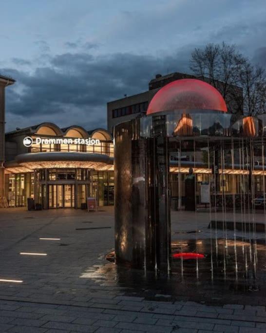 Fin Sentralt Hybel I Drammen Appartement Buitenkant foto